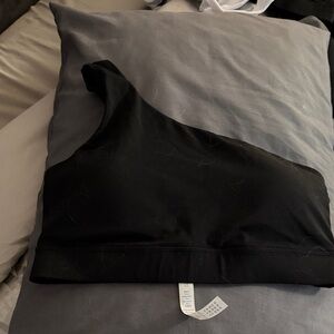 CRZ YOGA Black One-Shoulder Sports Bralette